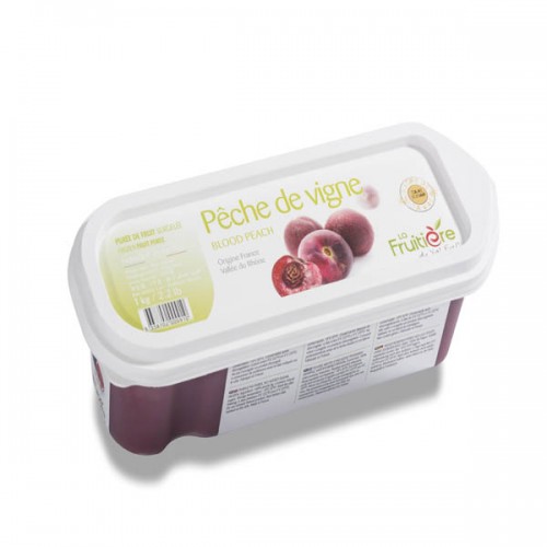 Blood Peach Puree - 1kg Frozen
